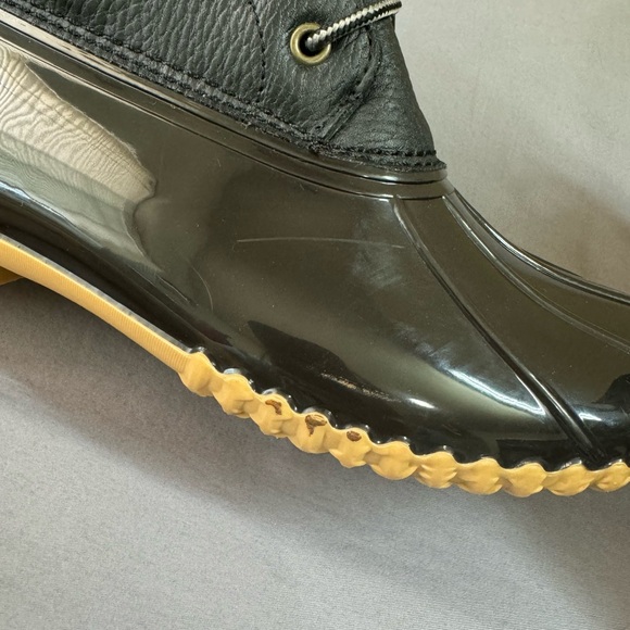 GAWBAW shoes women 9M faux fur lined waterproof winter duck boots black - Picture 4 of 7